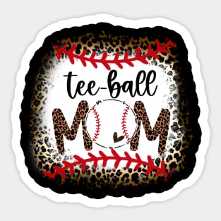 Baseball Sister Leopard   Baseball Sister Sticker